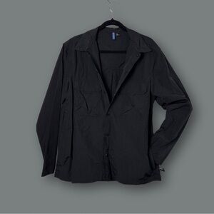 Men's Black Tactical Bottom Down traveler layer